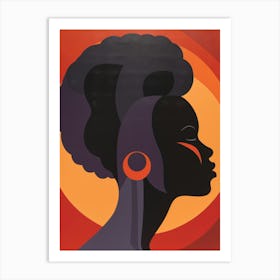 Portrait Of African Woman 4 Art Print