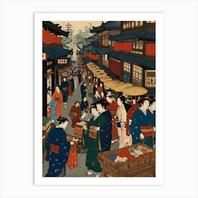 Asian Market 1 Art Print