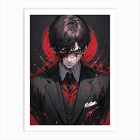 Bloody Gentleman Art Print