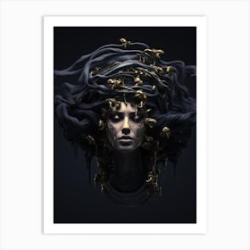 Woman'S Head 2 Art Print