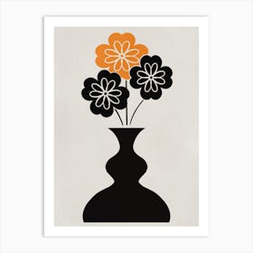 Triple Flower Art Print