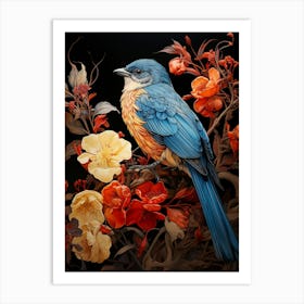 Blue Bird 2 Art Print