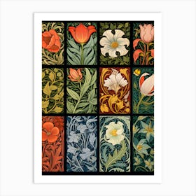 Morris Flowers Art Print