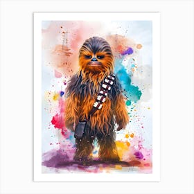 Chewbacca Star Wars Art Print