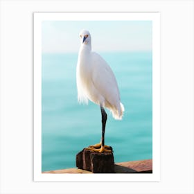 White Heron Art Print