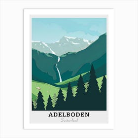 Adelden Switzerland Travel Art Print