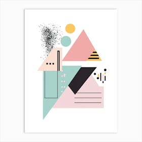 Abstract Geometric Painting 8 Art Print