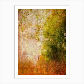 Autumnal Countryside Walk Art Print