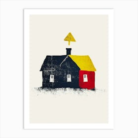 House On A Hill 5 Art Print