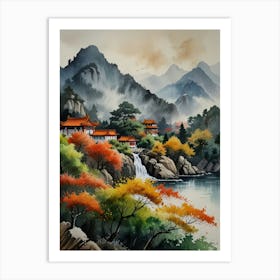 Asian Landscape 1 Art Print