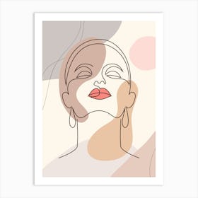 Portrait Of A Woman.9 Art Print