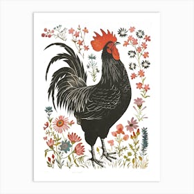 Rooster Art Print