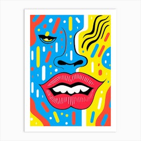 Pop Art Colourful 1 Art Print