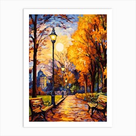 Emirgan Park Pixel Art 1 Art Print