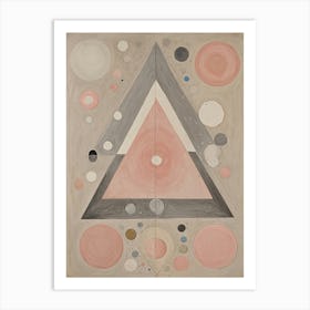 Pink & Grey Art Print