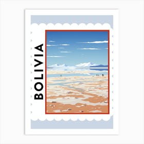 Bolivia 4 Travel Stamp Poster Art Print