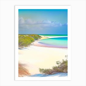 Bazaruto Archipelago Mozambique Soft Colours Tropical Destination Art Print