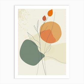 Abstract Flower 26 Art Print