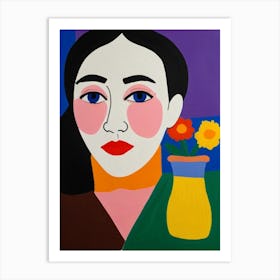 Portrait Of A Woman 5 Art Print