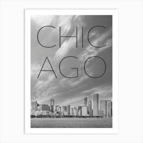Chicago Minimalist Skyline Art Print