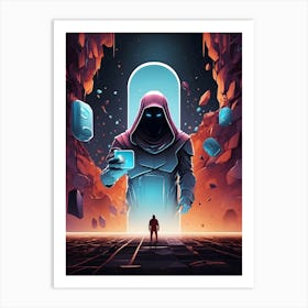 Space Explorer Art Print