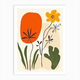 Flowers In The Garden 15 Art Print