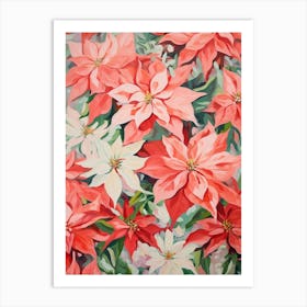 Poinsetta Painting 4 Art Print