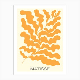 Orange Mat Art Print