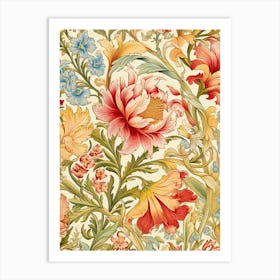 Floral Wallpaper 15 Art Print