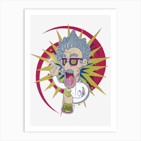 Dr. Albert Einstein Doctor Art Scientist Art Print