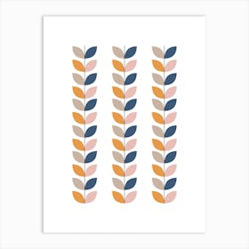 Leaf Pattern Art Print