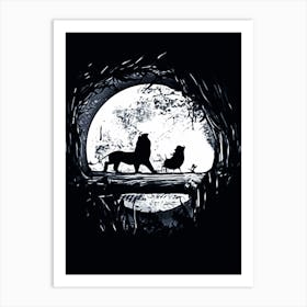 Lion King movie 3 Art Print