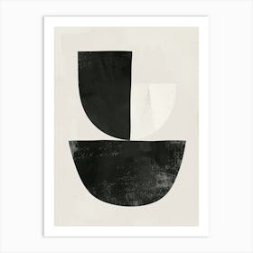 Listowel Stone Park Bauhaus Minimalist Art Print