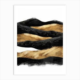 Black And Gold 65 Art Print