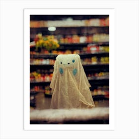 A Ghost In The Supermarket Photo Art Print