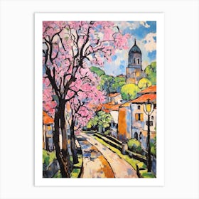 Lucca Italy 3 Fauvist Painting Art Print