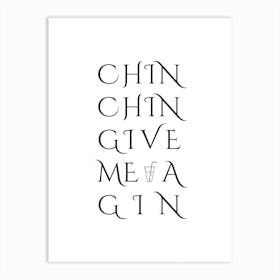 Chin Chin Art Print
