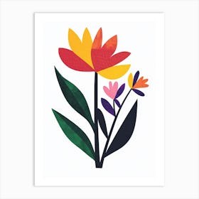 Colorful Flowers 14 Art Print