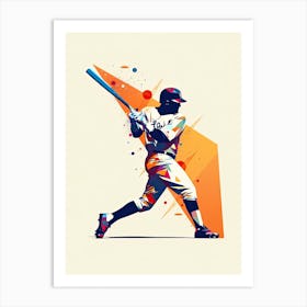 Baseball Player 2 Art Print