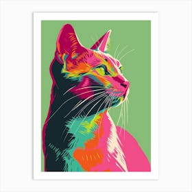 Pop Cat 2 Art Print