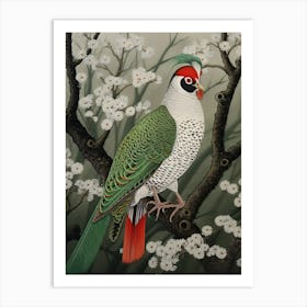 Ohara Koson Inspired Bird Painting Pheasant 4 Art Print
