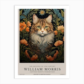 William Morris Art And Cats Exhibition Art Print Art Print