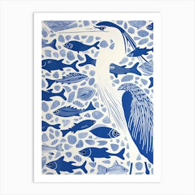 Blue Heron 15 Art Print