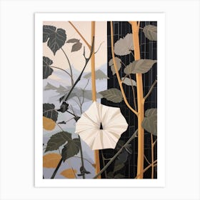 Flower Illustration Moonflower 2 Art Print