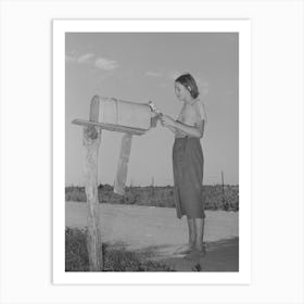 Untitled Photo, Possibly Related To Daughter Of Tenant Farmer Living Near Muskogee, Oklahoma, Getting The Art Print