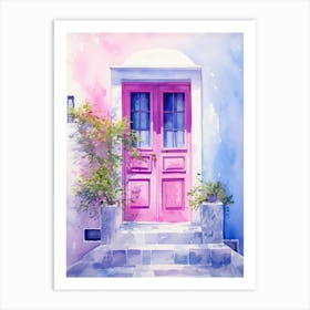 Pink Door Art Print