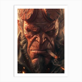 Hellboy Art Print