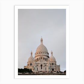 Sacre Coeur at Sunset, Paris 3 Art Print