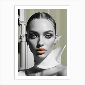 Portrait Of A Woman 61 Art Print