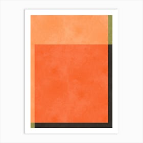 Expressive geometric harmony 8 Art Print